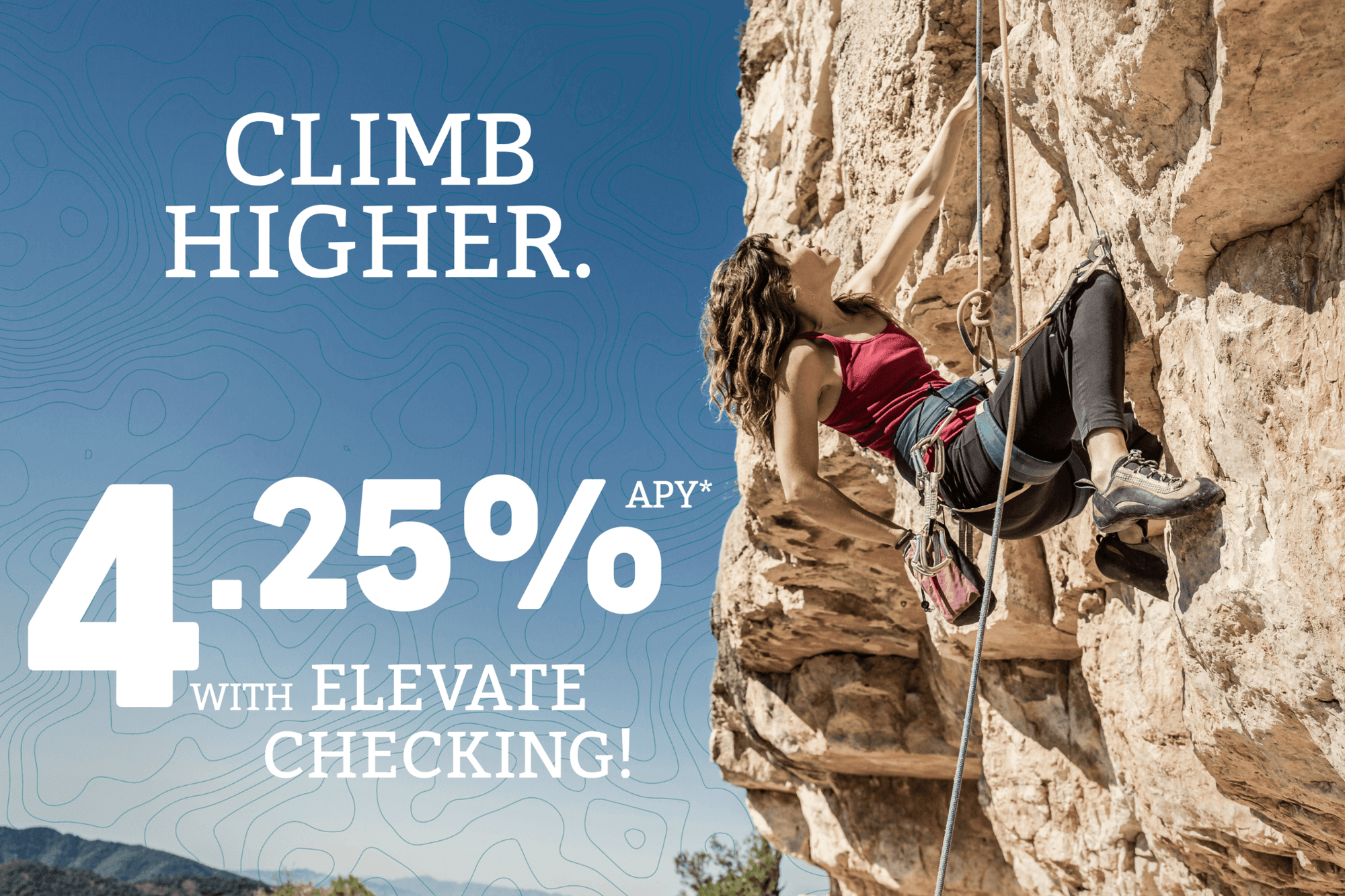 rock climber elevate checking 4.25%